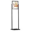 18"w x 24"h Eco Poster Display Stand Black 1 Tier Double Sided