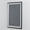22x28 Double Color Snap Poster Frame - 1.58 inch Black-Silver