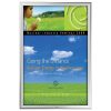 24x36 Lockable Snap Poster Frame - 1.25 inch Silver Mitred Profile