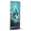 27"w x 67"h Totem Poster Display Stand Double Sided, With Light