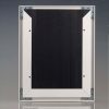 8.5x11 Slide In Frame - 0,93 inch Silver Mitred Profile Single Sided
