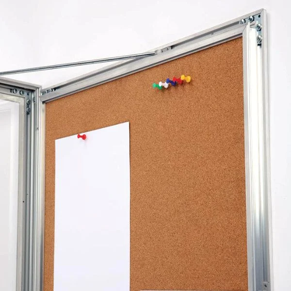 9x(8.5"w x 11h") Universal Showboard With Cork Aluminum Frame