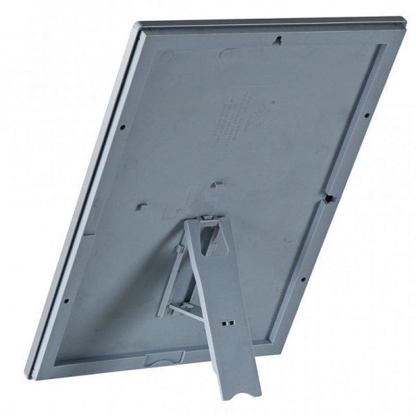 Opti Frame 8" x 10" 0,55" Silver Mitred Profile With Back Support