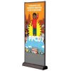 Wall Banner 31.5 x 78.75 Black Anodized