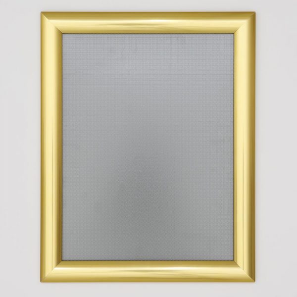 8.5x11 Snap Poster Frame - 1 inch Golden Look Profile Mitered Corner