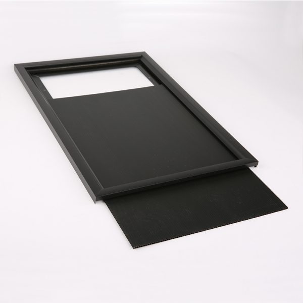 Single Sided Black Slide in Frame 24"x36"
