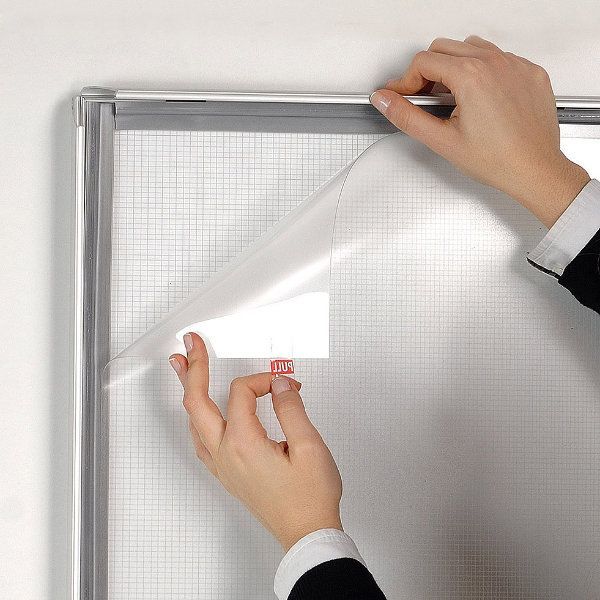 11"w x 17"h Smart Poster LED Light Box 1" Silver Aluminium Profile