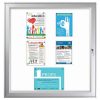 12x(8.5"w x 11h") Premium Magnetic Bulletin Board Outdoor Use