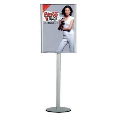18"w x 24"h Convex Box Poster Display Stand Without Lighting
