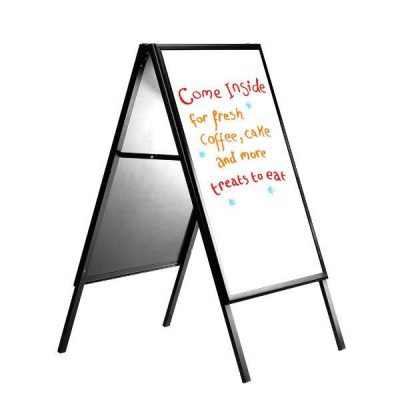 22x28 Write On A Frame Board Black Frame White Dry-wipe Surface