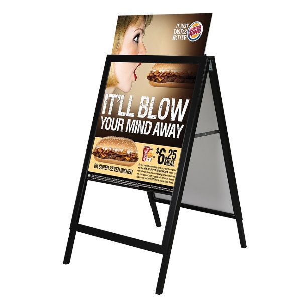 PAVEMENT SIGN SHOP SIGN SWING SIGN A BOARD SANDWICH BOARD INCL FREE PRINTING 