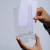 5"w x 7"h Foldable Clear Acrylic Brochure & Leaflet Holder