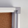 6x(8.5"w x 11h") Cork Office Board Aluminum Frame Indoor Use