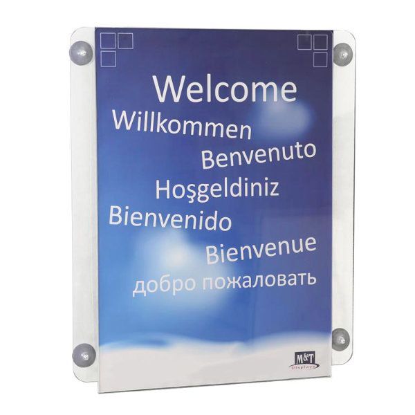 8.5″w x 11″h Acrylic Picture Frame & Sign Holder 