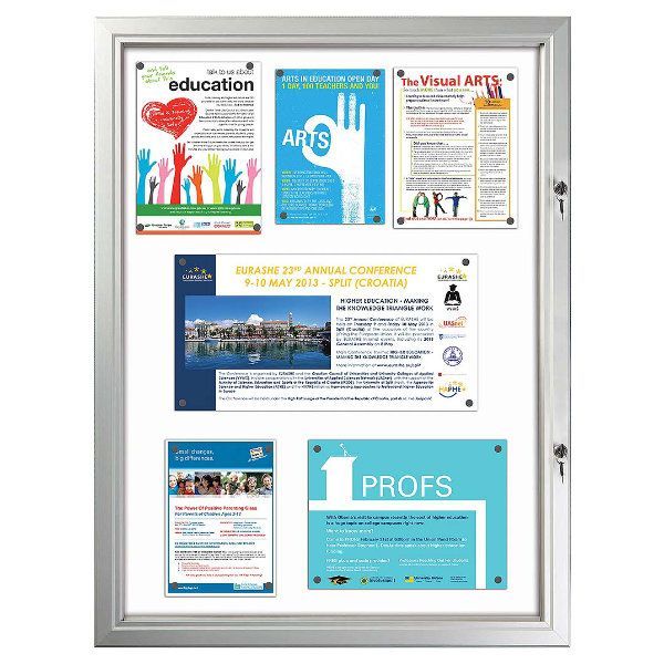 9x(8.5×11) Enclosed Bulletin Board Outdoor Use Displays