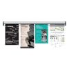 Fast Note 36" Poster Width Silver Anodized Aluminum