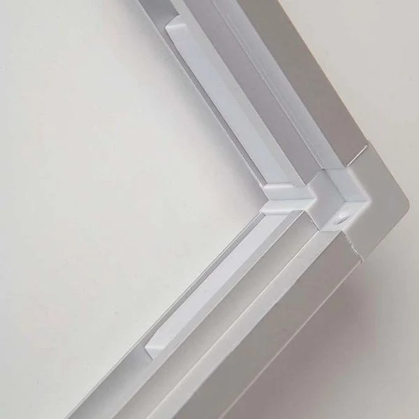 4x(8.5" x 11") Magnetic Bulletin Board Aluminum Frame Indoor Use