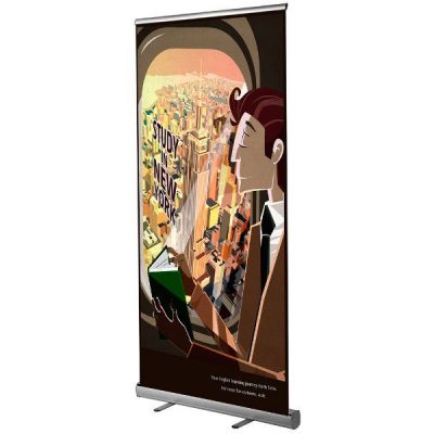 Retractable Roll Up Banner 39-3/8"
