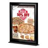 8.5x11 Counter Slide In Frame Black Double Sided Vertical