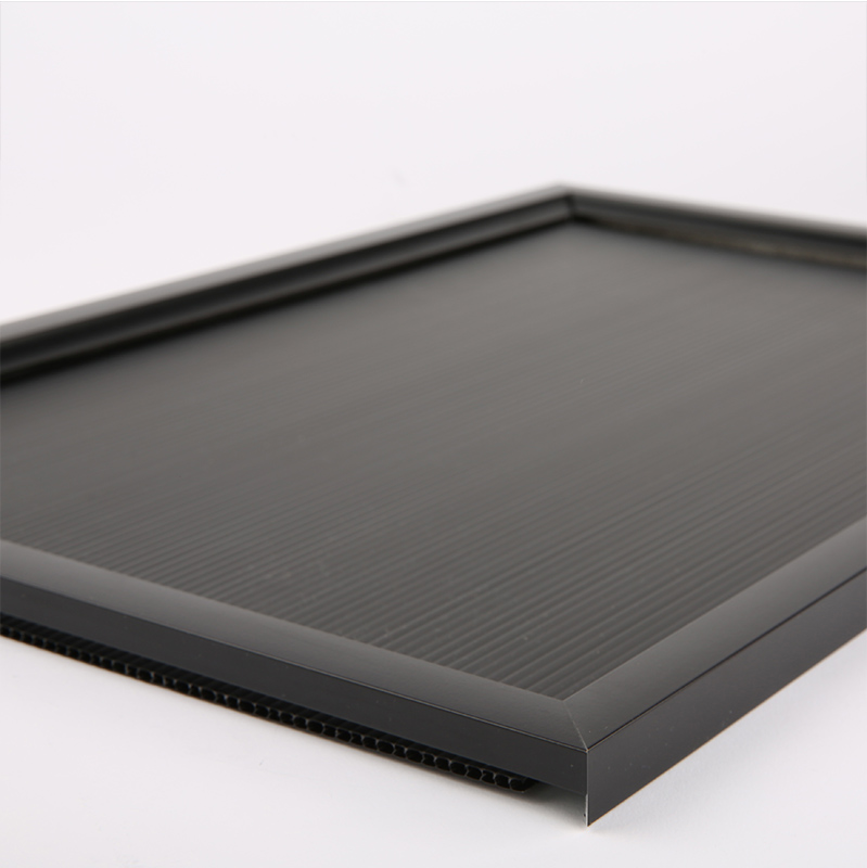 11×17 Slide In Frame 0.93 inch Black Mitered Profile Single Sided