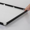 Portable 1.25 Snap Frame, mitred, 27x40, black, white backing, clear cover-15