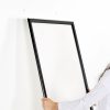 Portable 1.25 Snap Frame, mitred, 27x40, black, white backing, clear cover-25