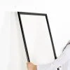 Portable 1.25 Snap Frame, mitred, 27x40, black, white backing, clear cover-25