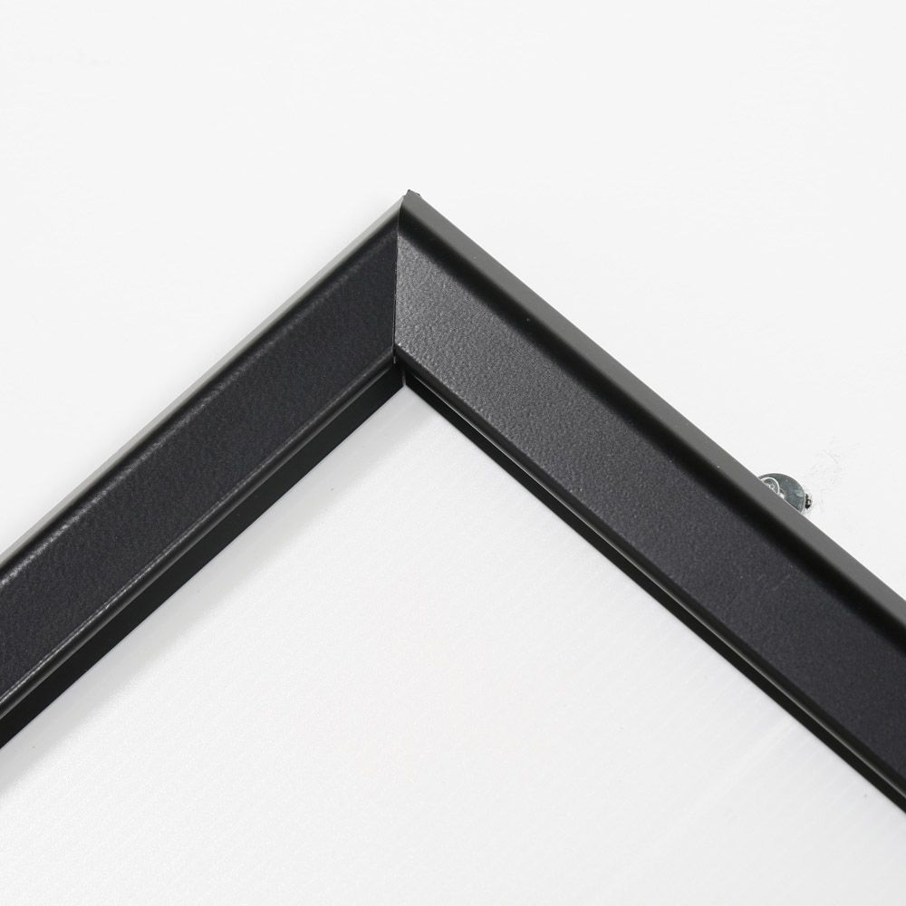30x40 Portable Snap Poster Frame - 1.25 inch Black Profile Mitered Corner