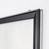 Portable 1.25 Snap Frame, mitred, 27x40, black, white backing, clear cover-28