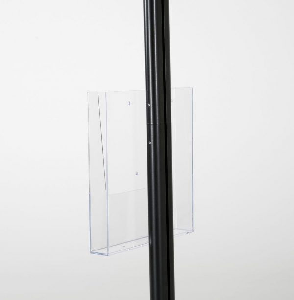 free-standing-stand-in-black-color-with-1-x-11X17-frame-in-portrait-and-landscape-and-1-x-8.5x11-clear-pocket-shelf-single-sided-8