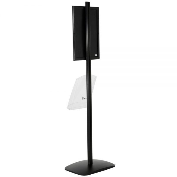 free-standing-stand-in-black-color-with-1-x-11X17-frame-in-portrait-and-landscape-and-1-x-8.5x11-clear-shelf-in-acrylic-single-sided-17