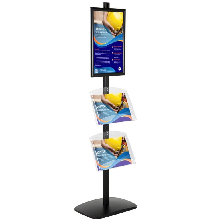 11X17 Free Standing Displays /w (2) 2x(8.5×11) Clear Pocket for