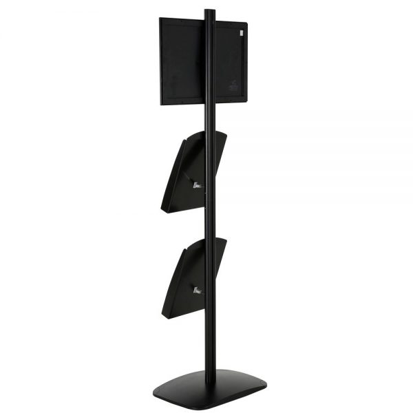 free-standing-stand-in-black-color-with-1-x-11X17-frame-in-portrait-and-landscape-and-2-x-8.5x11-steel-shelf-single-sided-14