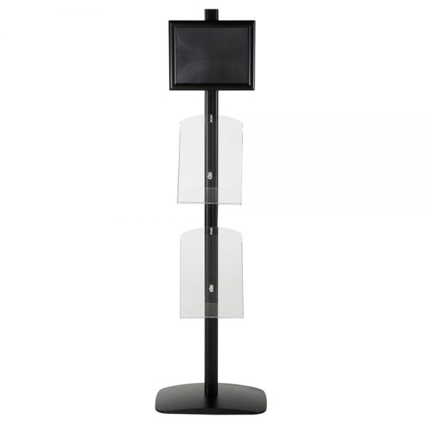 free-standing-stand-in-black-color-with-1-x-8.5X11-frame-in-portrait-and-landscape-and-2-x-8.5x11-clear-shelf-in-acrylic-single-sided-10