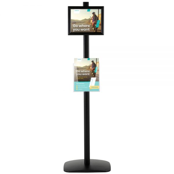 With 1 x (8.5x11) Frame In Portrait And Landscape And 1 x (8.5x11) Clear Pocket Shelf