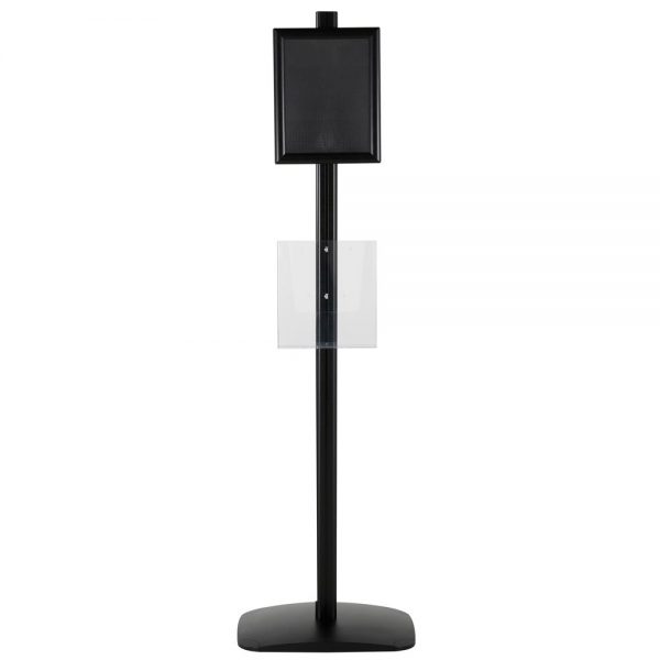 free-standing-stand-in-black-color-with-1-x-8.5x11-frame-in-portrait-and-landscape-and-1-x-8.5x11-clear-pocket-shelf-single-sided-6