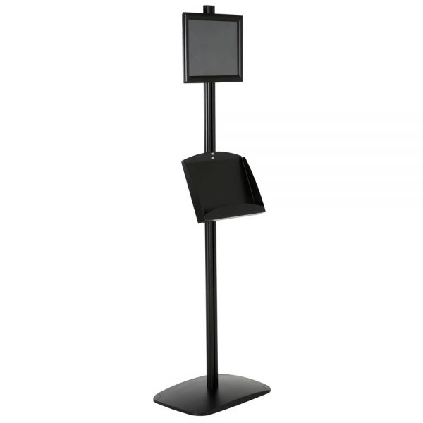 free-standing-stand-in-black-color-with-1-x-8.5x11-frame-in-portrait-and-landscape-and-2-x-5.5x8.5-steel-shelf-single-sided-6