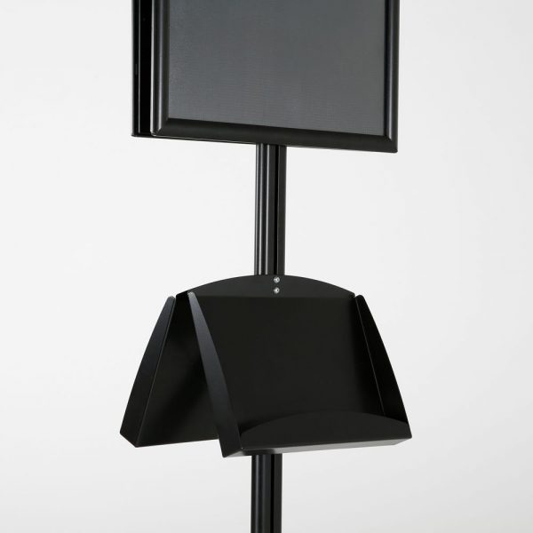 free-standing-stand-in-black-color-with-2-x-11X17-frame-in-portrait-and-landscape-and-2-x-5.5x8.5-steel-shelf-double-sided-11