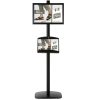 With 2 x (11X17) Frame In Portrait And Landscape And (2)  2 x (5.5x8.5) Steel Shelf