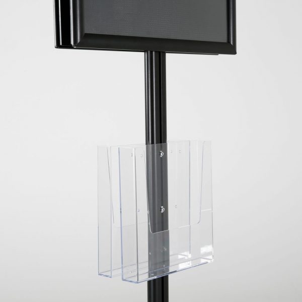 free-standing-stand-in-black-color-with-2-x-11X17-frame-in-portrait-and-landscape-and-2-x-8.5x11-clear-pocket-shelf-double-sided-10
