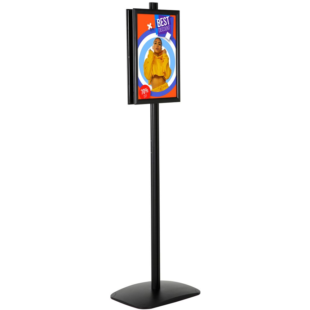 x (11×17) Floor Display Stand Portrait and Landscape Black Double  Sided – Displays Outlet – Online Display Signs Retailer