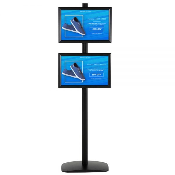 free-standing-stand-in-black-color-with-2-x-11x17-frame-in-portrait-and-landscape-position-single-sided-4