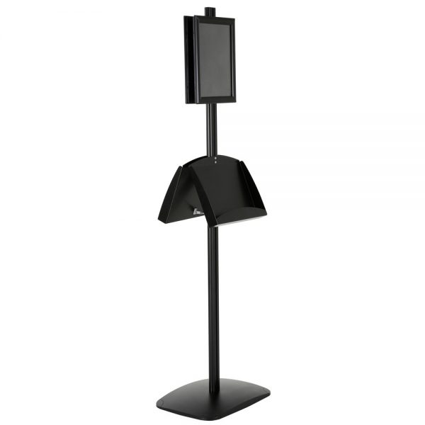free-standing-stand-in-black-color-with-2-x-8.5x11-frame-in-portrait-and-landscape-and-2-2-x-5.5x8.5-steel-shelf-double-sided-6