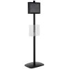 free-standing-stand-in-black-color-with-2-x-8.5x11-frame-in-portrait-and-landscape-and-2-x-8.5x11-clear-pocket-shelf-double-sided-5