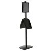 free-standing-stand-in-black-color-with-2-x-8.5x11-frame-in-portrait-and-landscape-and-2-x-8.5x11-steel-shelf-double-sided-6