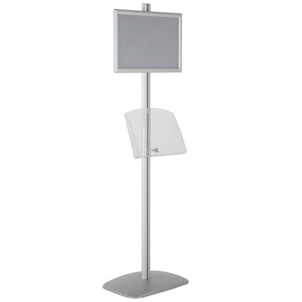 free-standing-stand-in-silver-color-with-1-x-11X17-frame-in-portrait-and-landscape-and-1-2-x-8.5x11-clear-shelf-in-acrylic-single-sided-15
