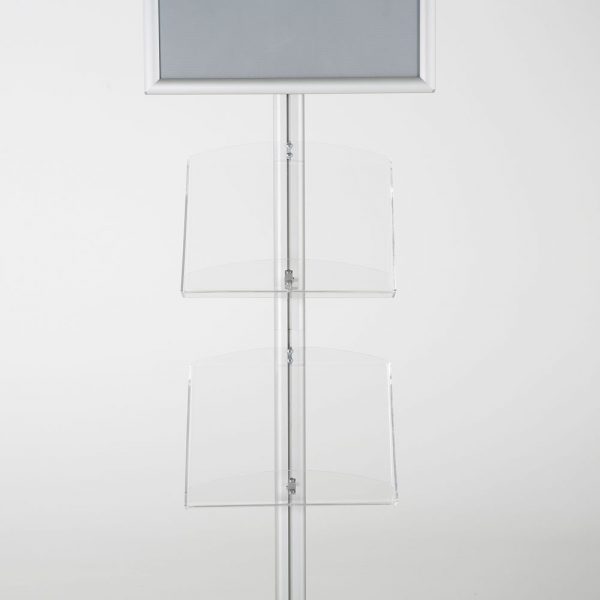 free-standing-stand-in-silver-color-with-1-x-11X17-frame-in-portrait-and-landscape-and-2-x-8.5x11-clear-shelf-in-acrylic-single-sided-7