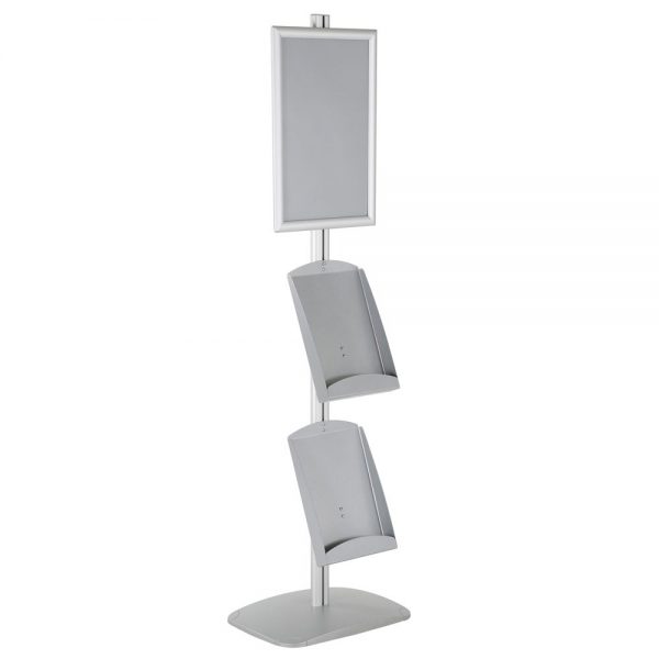 free-standing-stand-in-silver-color-with-1-x-11X17-frame-in-portrait-and-landscape-and-2-x-8.5x11-steel-shelf-single-sided-13