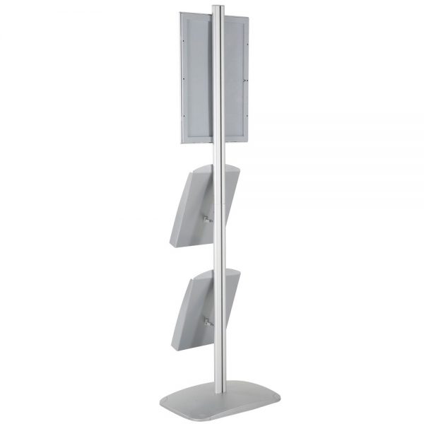 free-standing-stand-in-silver-color-with-1-x-11X17-frame-in-portrait-and-landscape-and-2-x-8.5x11-steel-shelf-single-sided-16