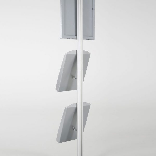 free-standing-stand-in-silver-color-with-1-x-11X17-frame-in-portrait-and-landscape-and-2-x-8.5x11-steel-shelf-single-sided-17